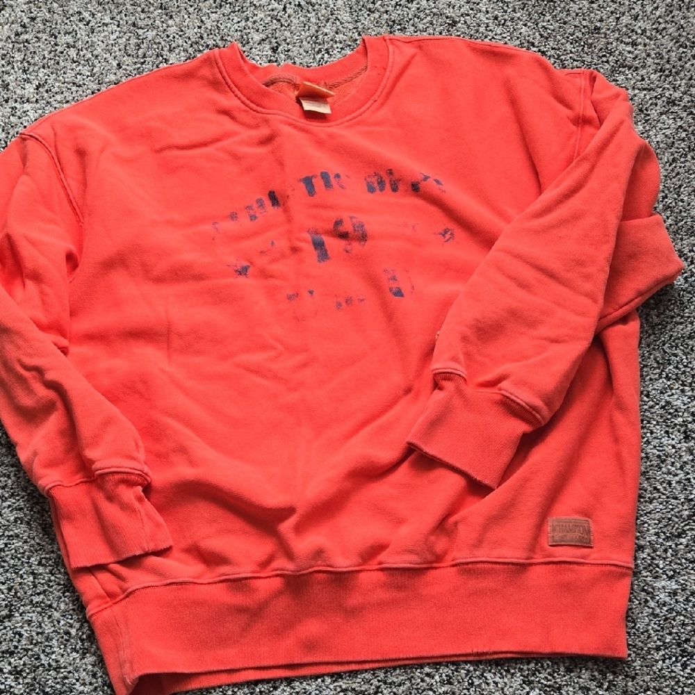 Champion Vibrant Coral Crewneck Sweater
